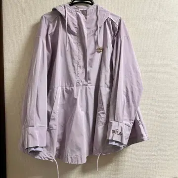 [ SNIDEL/FILA ] Sustainable 후디 블루종 퍼플