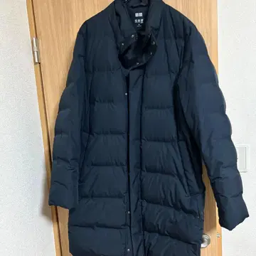 [ 유니클로 UNIQLO ] 남성용 다운 코트 사이즈 XL 블랙