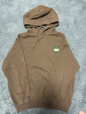 KBRZ 자수 로고 브라운 후드티