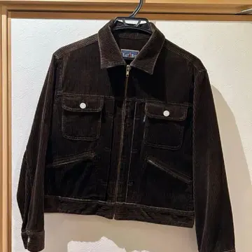 EASTBOY 다크 브라운 코듀로이 자켓