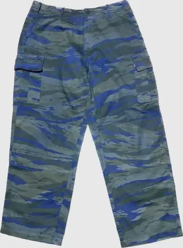 그리스군 블루 리자드 카모 밀리터리 카고 팬츠