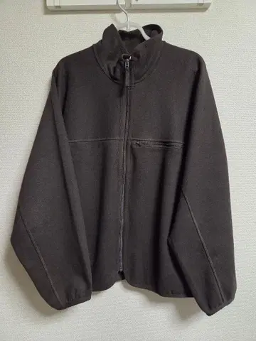 유니클로 유 브러쉬드 저지 블루종 다크 브라운