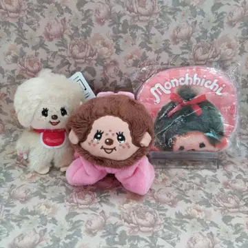 몽치치 컬러풀 마스코트 스크런치 파우치 몽치치짱