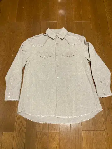 새상품급 [00s GOA] 코튼 린넨 웨스턴 셔츠 FREE