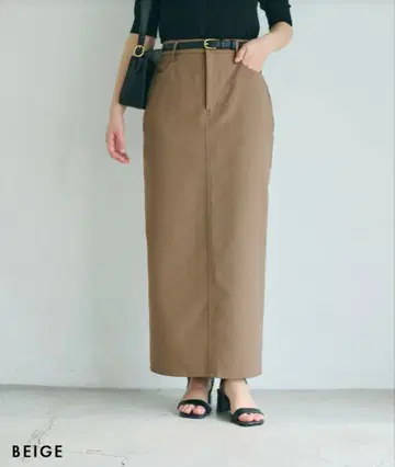 [HARUKA DESIGN] 백 슬릿 하이웨스트 타이트 스커트 S