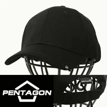 로우캡 모자 펜타곤 블랙 140474152 프리 사이즈