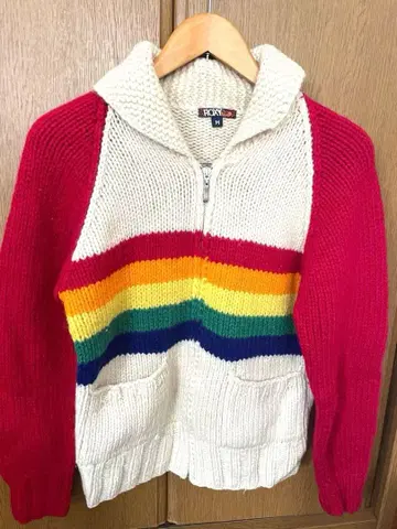 ROXY 레인보우 스웨터 M