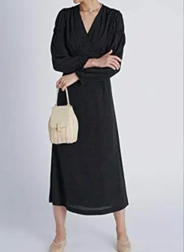 셀포드 도트 카슈쿨 원피스