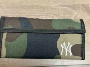 카모 패턴 뉴욕 양키스 장지갑