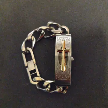 작동품 고티에 손목시계 팔찌 십자가 크로스