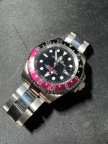 GMT 자동 와인딩 손목시계