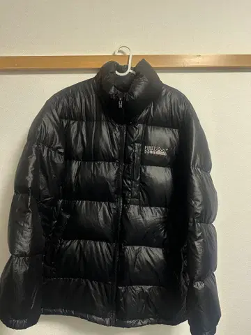 퍼스트 다운 블랙 다운 자켓 L
