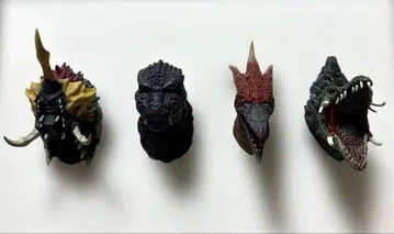 제일복권 고질라 몬스터 헤드 마그넷 4체 세트