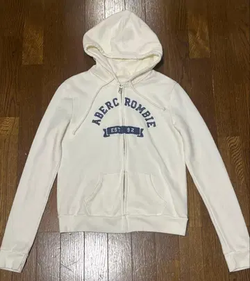 ABERCROMBIE 집업 후디 화이트