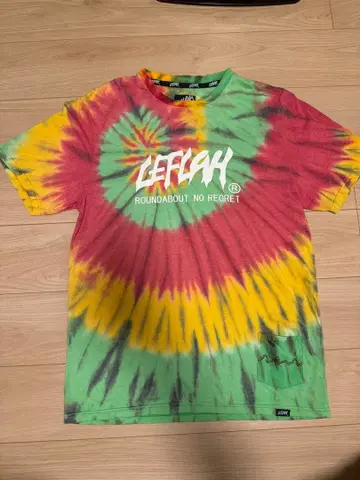 LEFLAR 타이 다이 T셔츠 XL