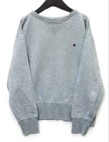 챔피온 맨투맨 트레이닝복 크루넥 그레이 XL 남성용