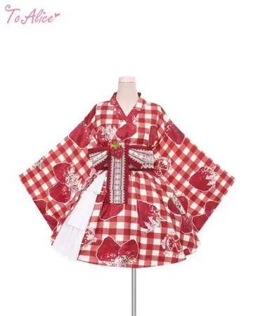 To Alice 유카타 C5130 딸기 공주 유카타 세트