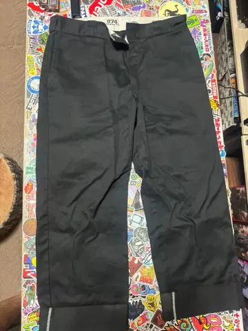 Dickies 874 워크 팬츠 사이즈 34 블랙