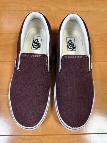 VANS 다크 브라운 슬립온 28cm