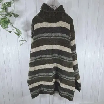 OBLO [ F ] 니트 터틀 보더 따뜻함