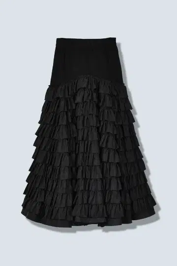 OMMO MANY FRILLS VOLUME SK 스커트