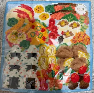 페이러 타월 손수건 와쿠와쿠 도시락