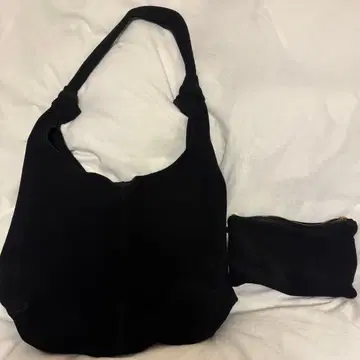 Brandy Melville 스웨이드 숄더백 파우치 포함