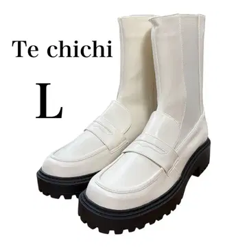 Te chichi 테치치 로퍼 부츠 볼륨 밑창 아이보리 L