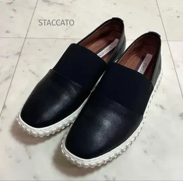 STACCATO 스태커토 이지핏 슬립온 슈즈 블랙 23