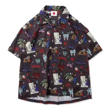 호러 알로하 셔츠 PUNKDRUNKERS