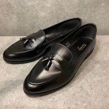 [ 새상품급 ] demon 태슬 로퍼 여성용 인조 가죽 블랙 24.0cm