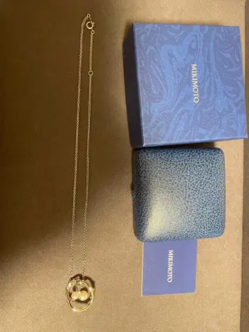 MIKIMOTO 펄 목걸이 starring 925 [ 미사용품 ]