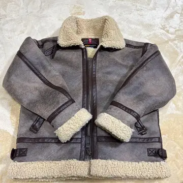 Alpha B-3 페이크 무스탕 자켓