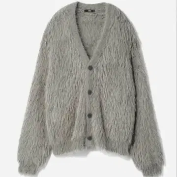 [ HARE ] 소프트 롱 샤기 가디건 그레이 미사용에 가까움