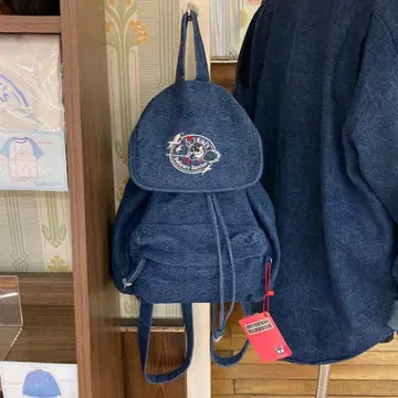 데님 백팩 마녀 배달부 키키 한국 한정판 코리코 카페