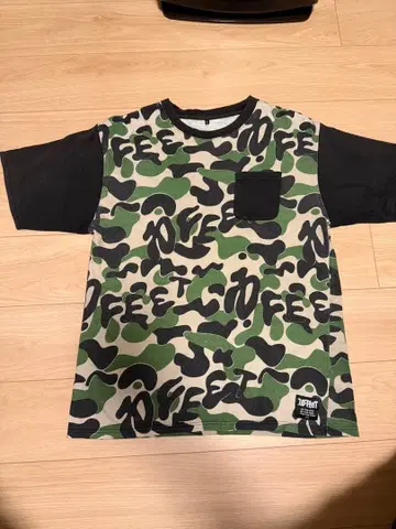 10FEET 카모플라쥬 패턴 T셔츠 XL