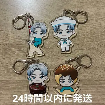 초특급 Aloha joker 지역 한정 아크릴 키링 4개 세트