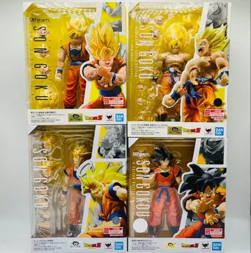 [ 미개봉 새상품 ] 드래곤볼 S.H.Figuarts 손오공 4종 세트