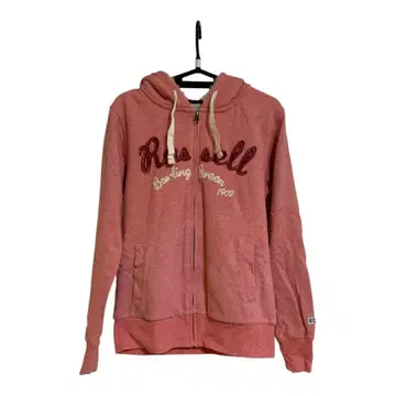 Russ Bowling 플리스 후드티 핑크