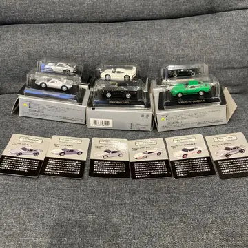 교쇼 1/64 포르쉐 미니카 컬렉션 초판 6대 세트