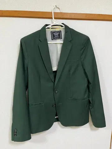 다크 그린 테일러드 자켓
