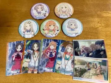 학원 아이돌 마스터 로손 캔뱃지 카드