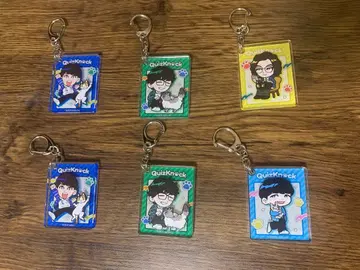 QuizKnack 퀴즈노크 아크릴 키링 6개 세트