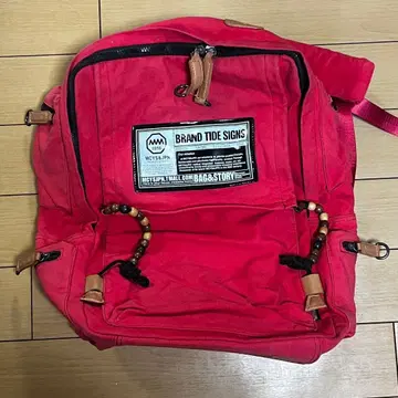 BAGSTORY 빨간색 럭색/백팩