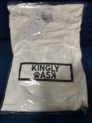 KINGLYMASK T셔츠 화이트