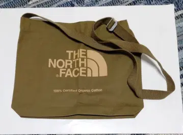 THE NORTH FACE 오가닉 코튼 숄더백 올리브