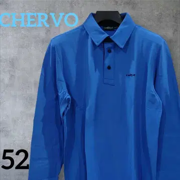 CHERVO 남성용 골프 폴로 겨울 블루