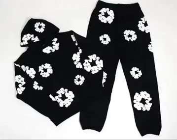 데님 티어스 셋업 후드티 시나월드