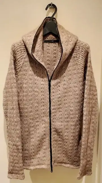 NO ID 니트 후드티 노아이디