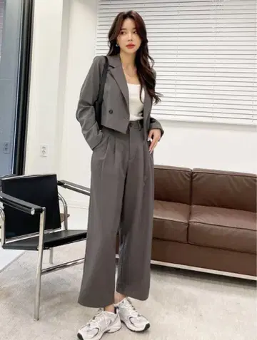 캐주얼 포멀 입학식 졸업식 송년회 셋업 그레이